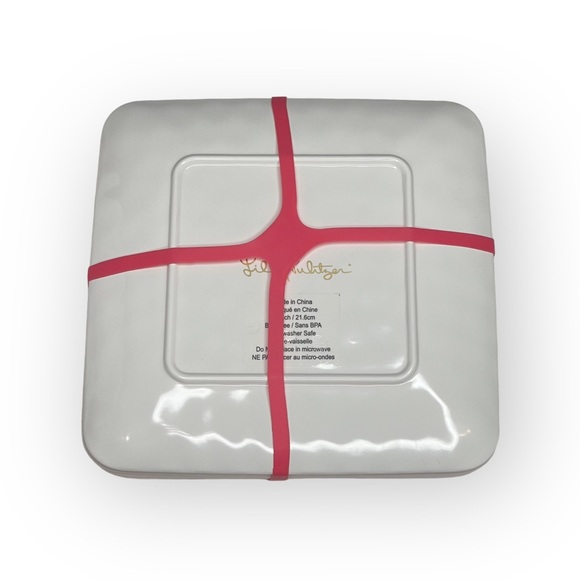 new Lilly Pulitzer ❤︎ Melamine Plates Set 4 ❤︎ Sway With Me ❤︎ Nautical Spring - Picture 9 of 15